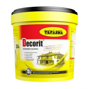Теразид Decorit – готова пастообразна полимерна мазилка